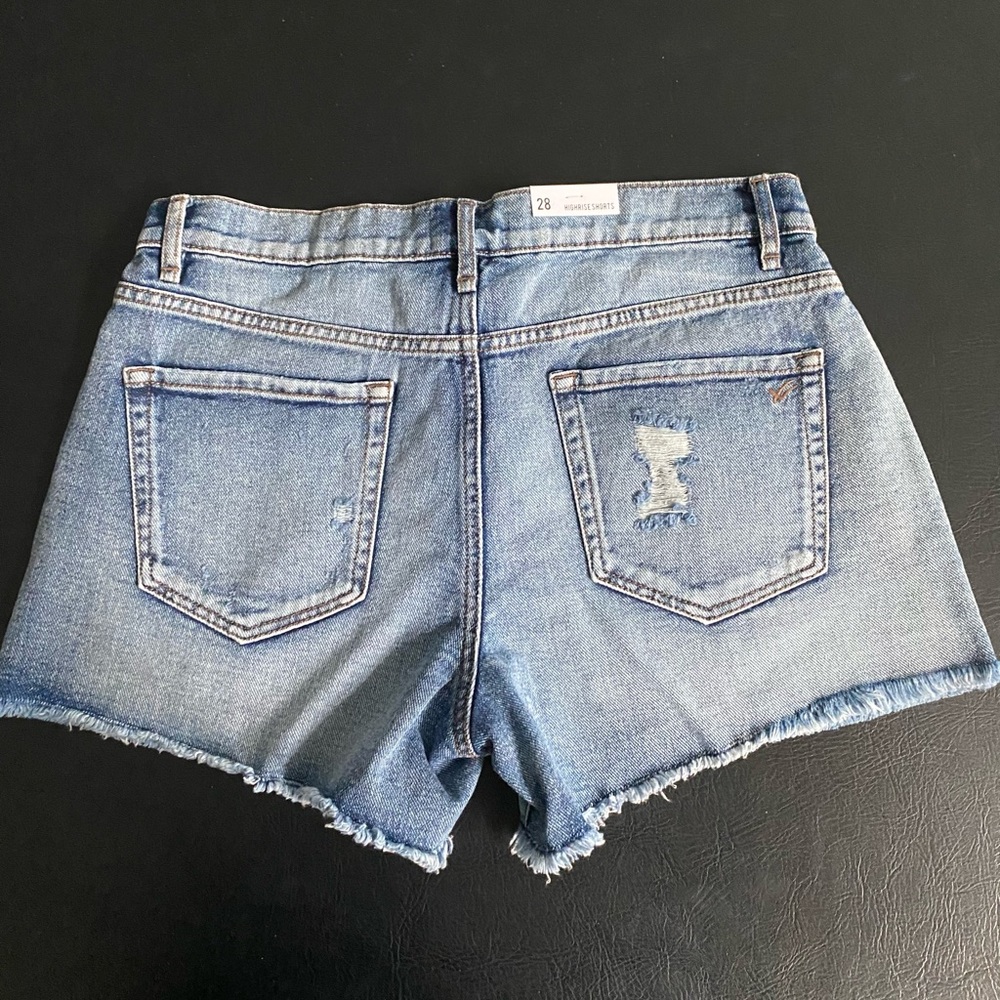 William Rast Denim Destroyed Shorts High Rast - Picture 2 of 2